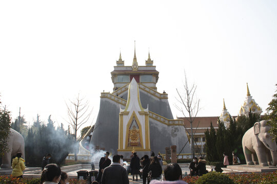 洛阳白马寺泰国佛殿苑