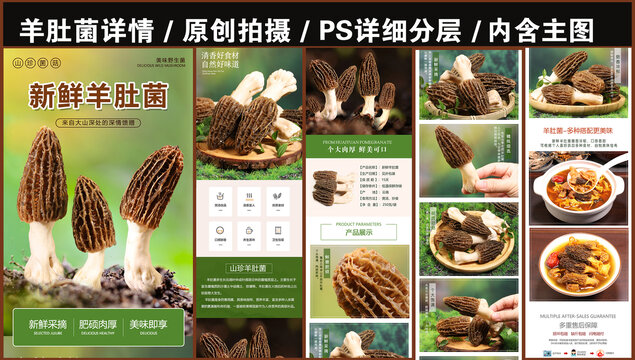 羊肚菌詳情頁
