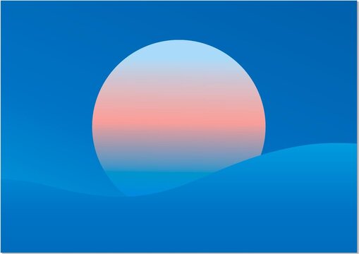 藍色日出