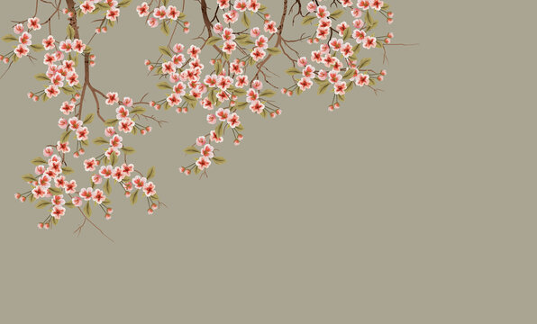 梅花背景墻