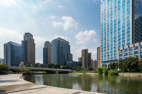 绍兴城市街景