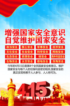 國家安全教育日海報