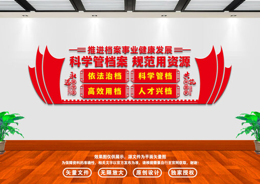 檔案管理文化墻