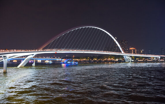 海心桥夜景