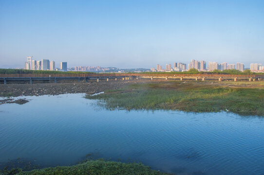 泉州湾晋江湿地