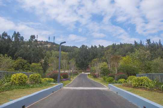 晋江崎山公园道路