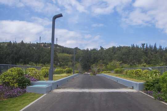 晋江崎山公园步道景观