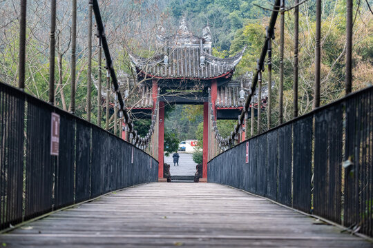 崇州街子古镇御龙桥