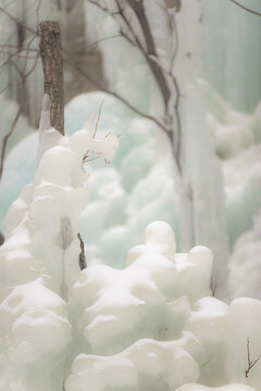 冰雪冰瀑