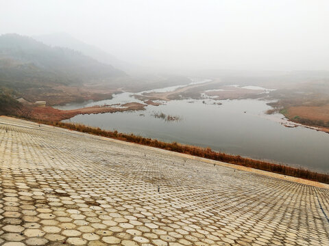 水库大坝