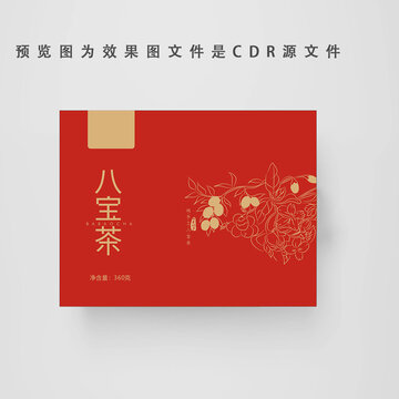 八寶茶包裝設(shè)計(jì)