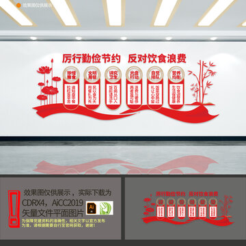 食堂文化墻