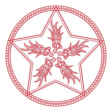 龍紋傳統(tǒng)圓