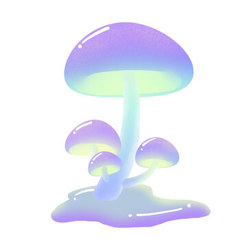 磨菇手繪