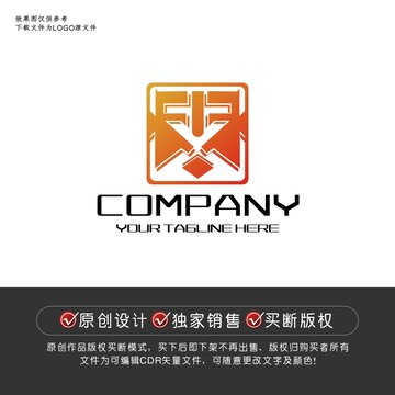 FX标志FX字母logo