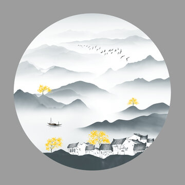 水墨山水