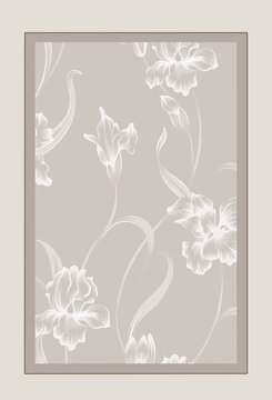 美式花卉壁纸