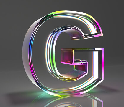 水晶字母G