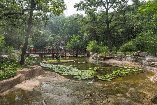 中国北戴河公园的园林建筑