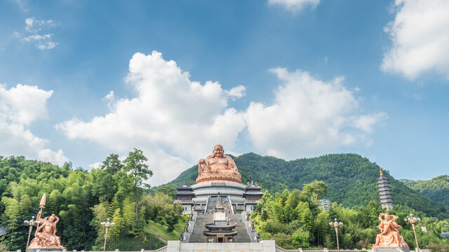 宁波溪口古建筑寺庙