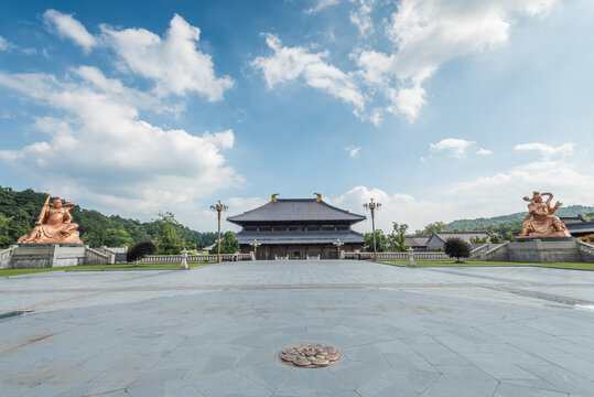 宁波溪口古建筑寺庙