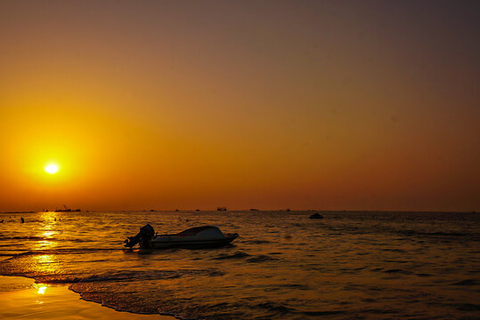 北海夕阳