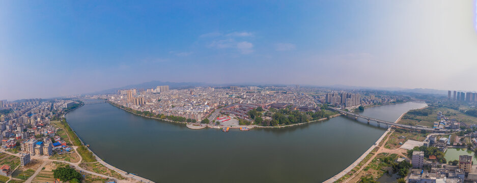 玉林市容县全景