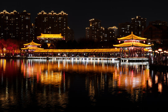 大唐芙蓉园灯会夜景