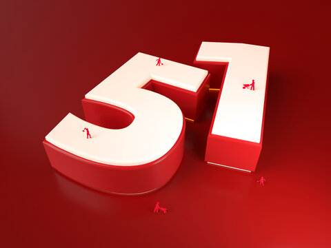 3D渲染的五一藝術(shù)字勞動(dòng)場(chǎng)景