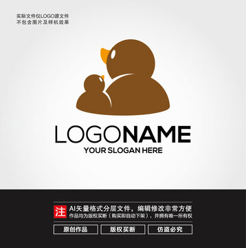 鴨子母子LOGO