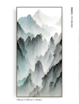 新中式山水畫