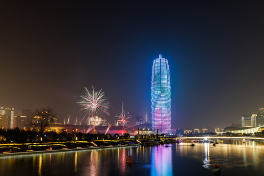 郑东新区夜景