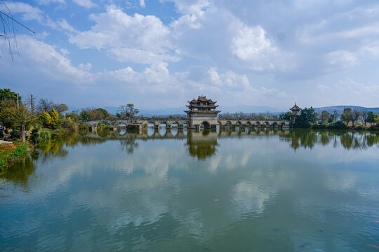 建水古城双龙桥