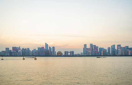 杭州钱江新城夜景