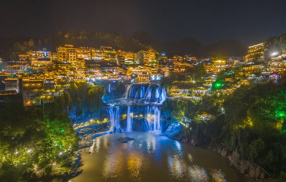 芙蓉古镇夜景