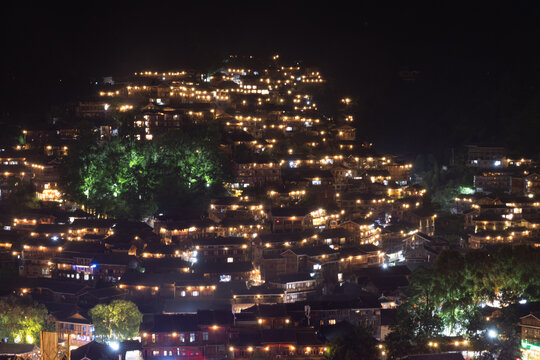 西江千户苗寨夜景