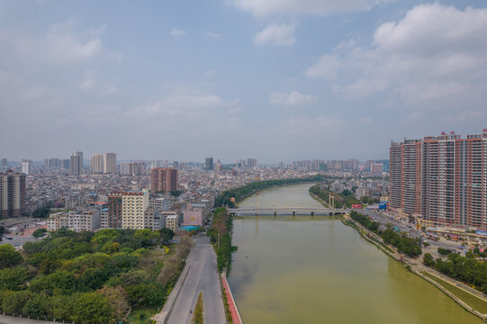 北流市全景