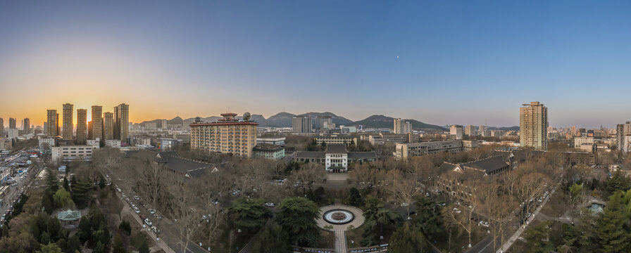 山东师范大学千佛山校区全景