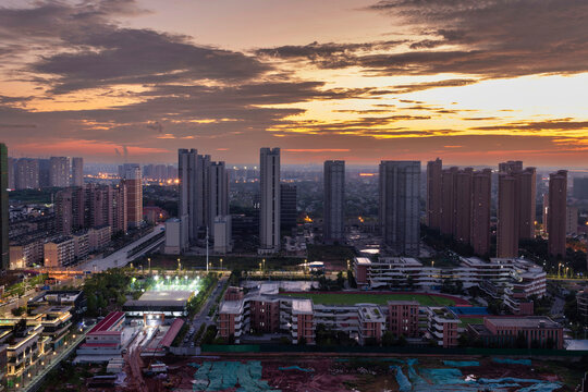 武汉盘龙城夜景