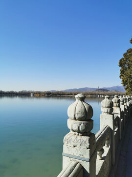 颐和园湖景