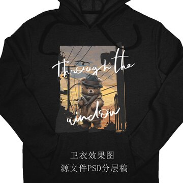 潮牌風景圖案
