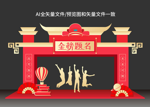 高考狀元拱門