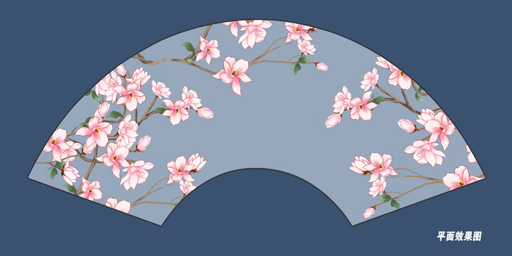 折扇花鳥(niǎo)