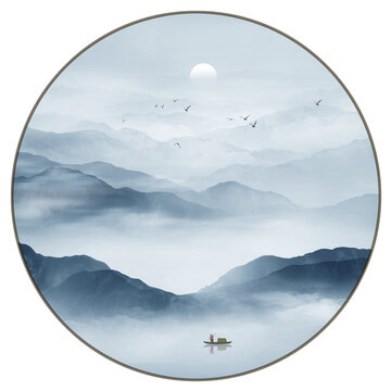 水墨山水畫