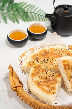 芝麻饼烤饼