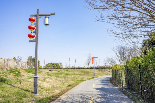 美丽乡村中式传统路灯