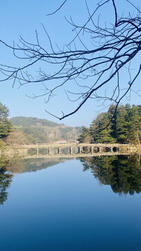 庐山如琴湖风景