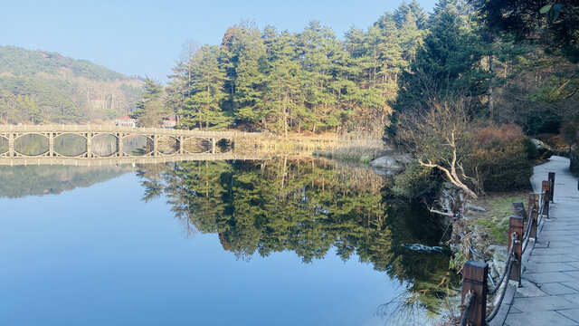 庐山如琴湖风景