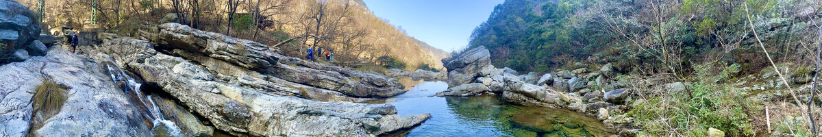 庐山风景山涧