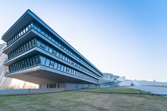 汽车广告建筑背景